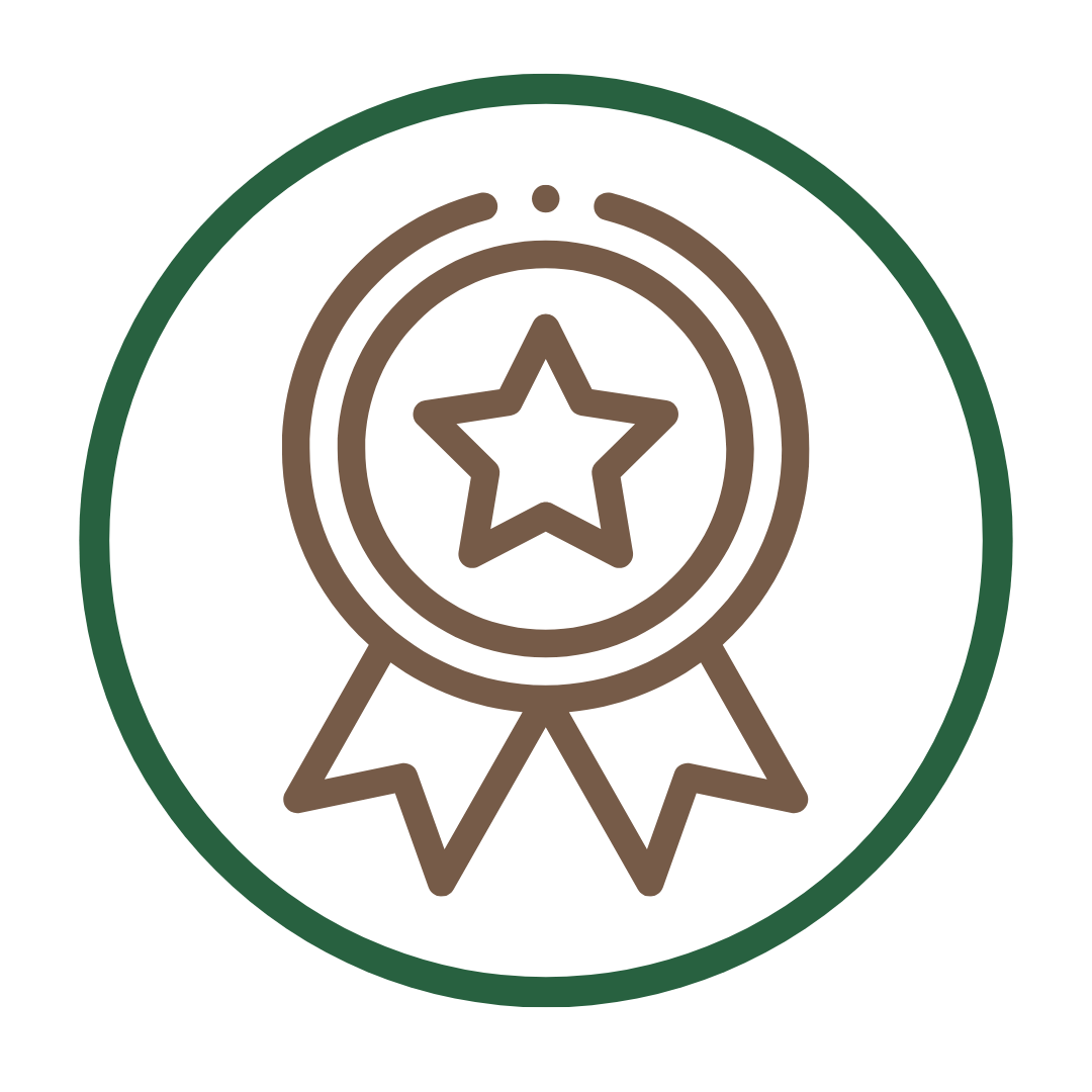 Semi-Transparent Chestnut finish